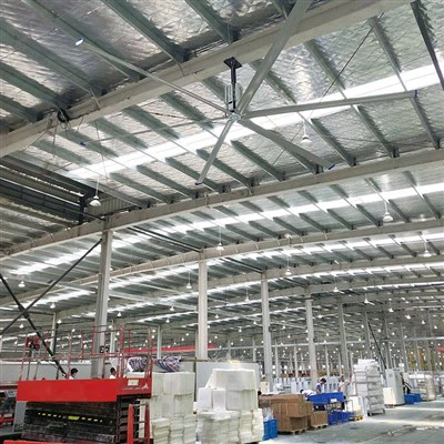 HVLS Extra stora industriella takfläktar